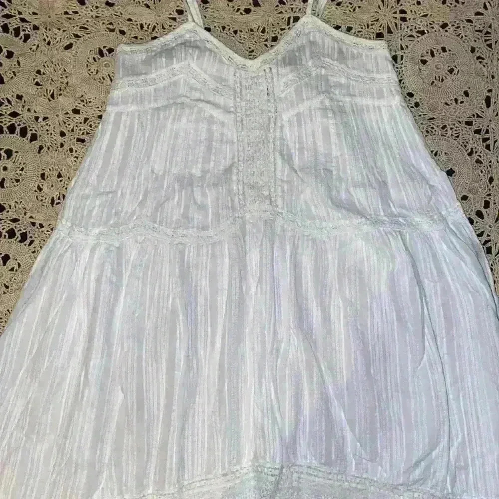 dRA Los Angeles white cotton asymmetrical midi dress